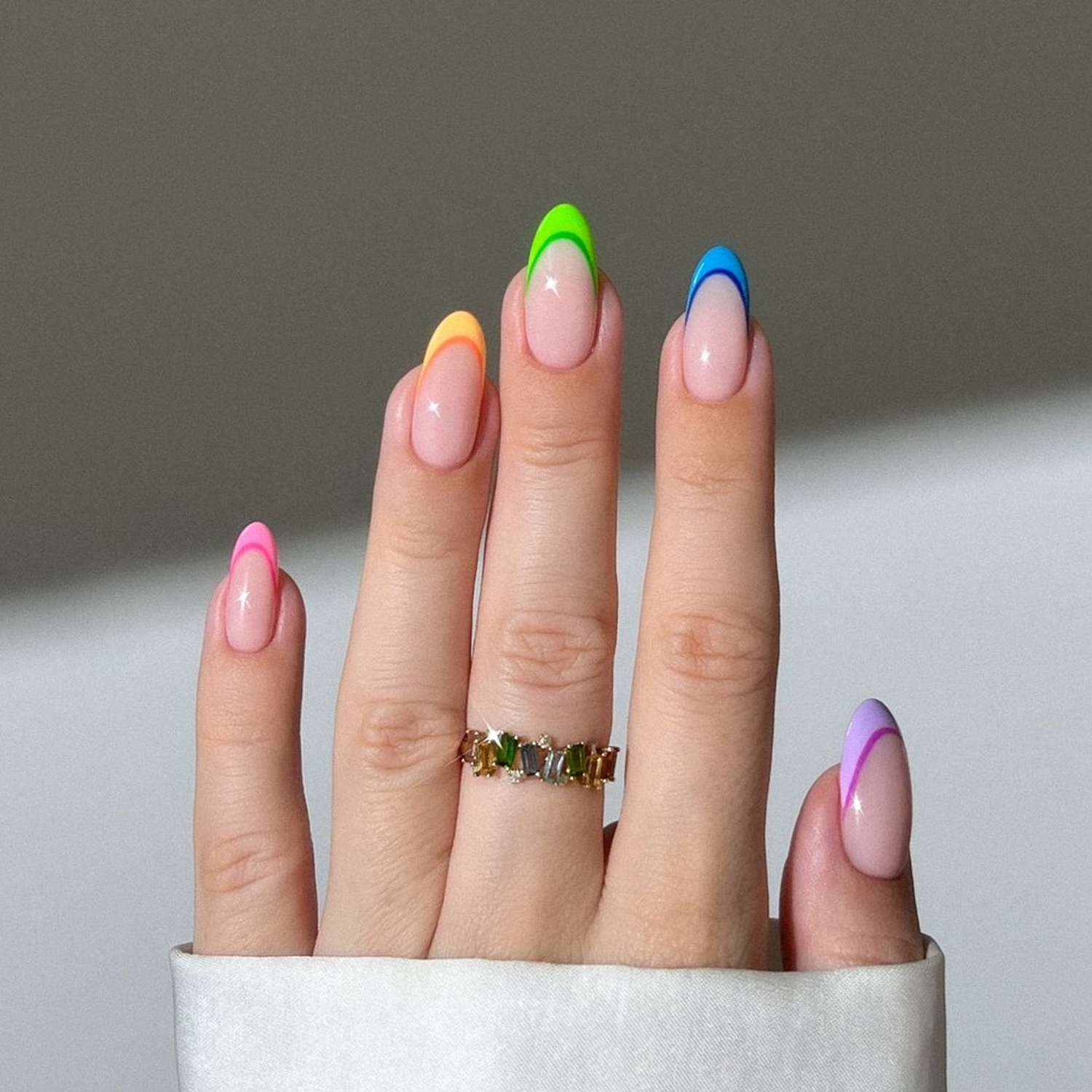 Colored French Tips How to Choose the Right Color Combo