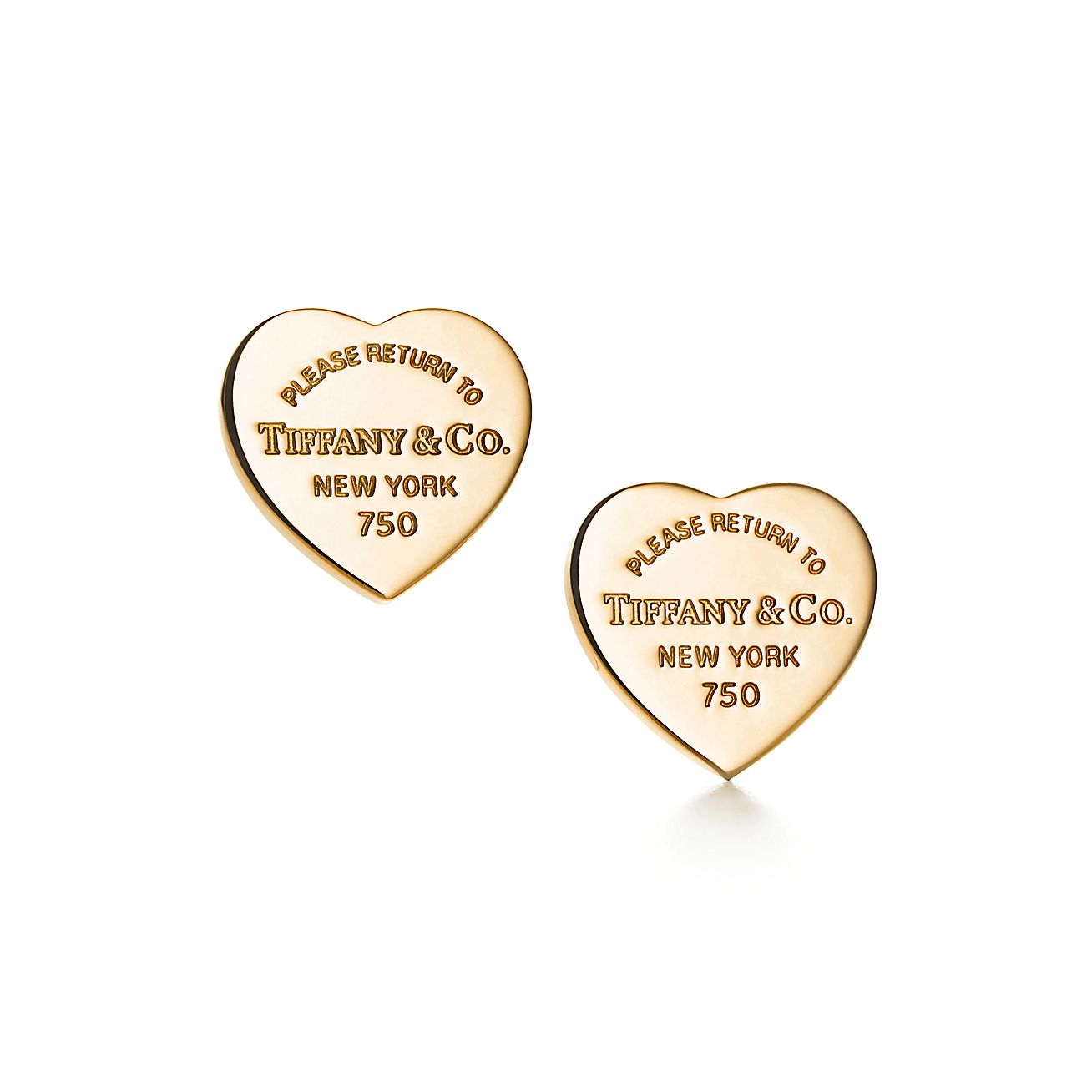 Spoil Her: Tiffany and Co Gold Heart Earrings for Anniversary