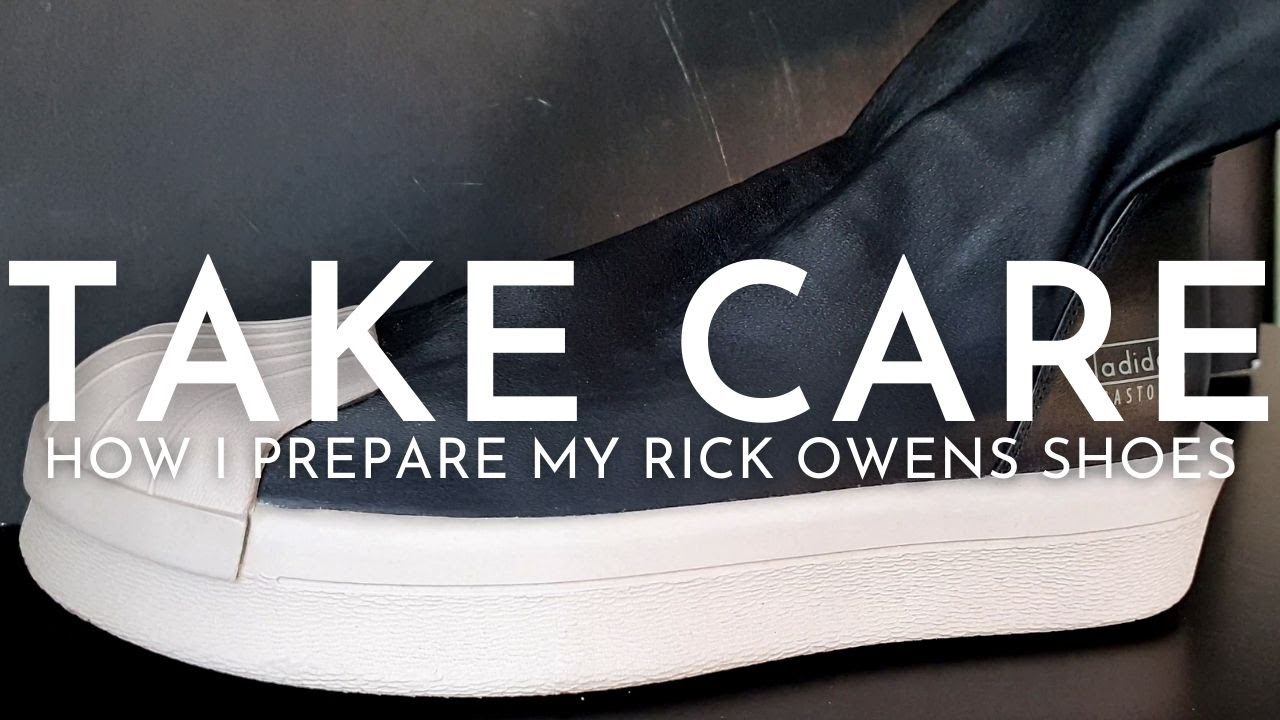 How to take care of your rick owens shoes? Let me show you some ways to keep your shoes looking fresh