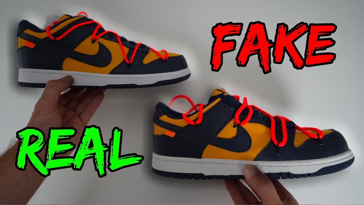 Off White Michigan Dunk: Real vs Fake, How to Spot the Difference?