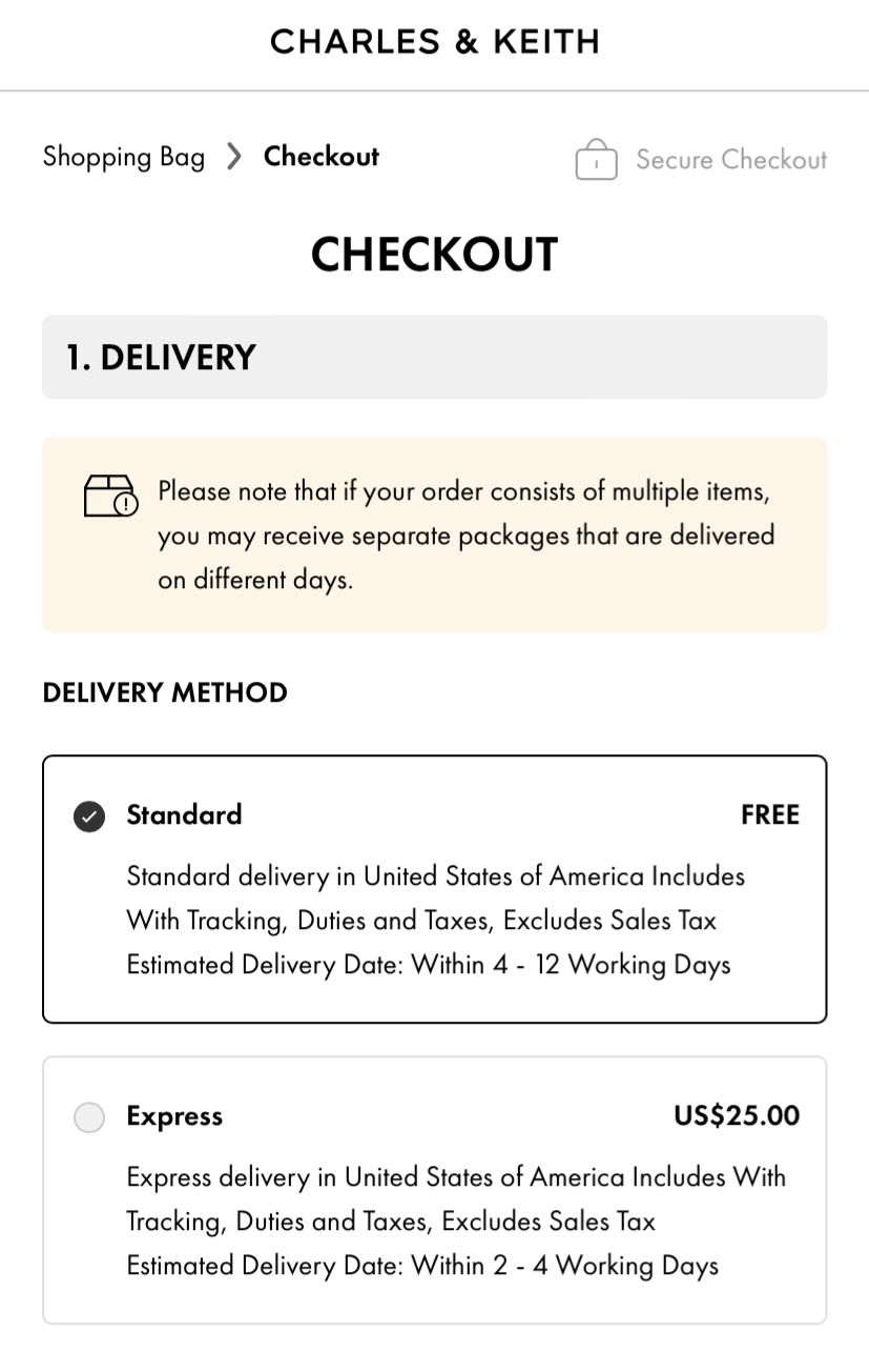 Charlie Express delivery times (how fast can you get your order)