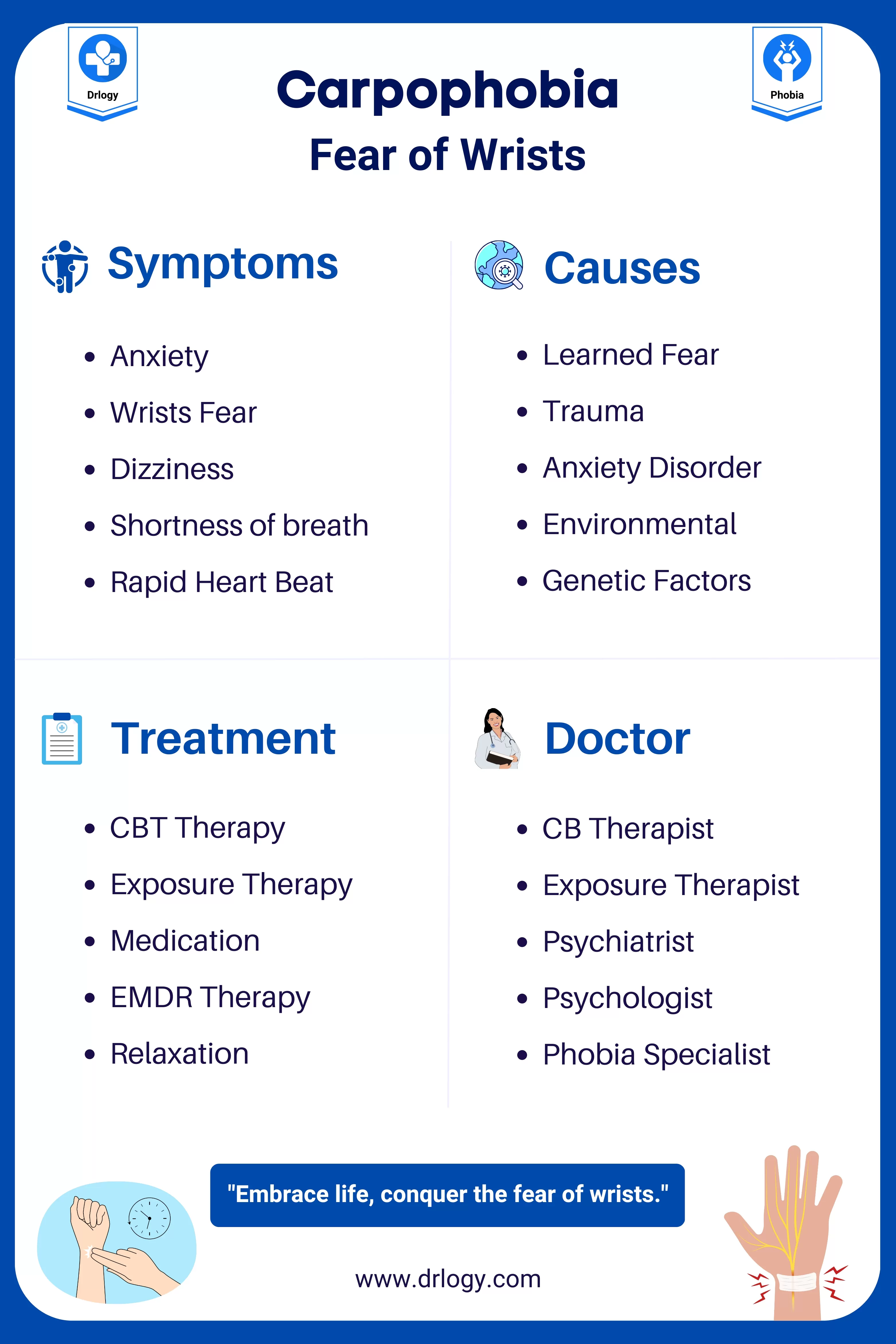 Fear of wrists: Is it a real thing and what are the symptoms of this unusual fear?