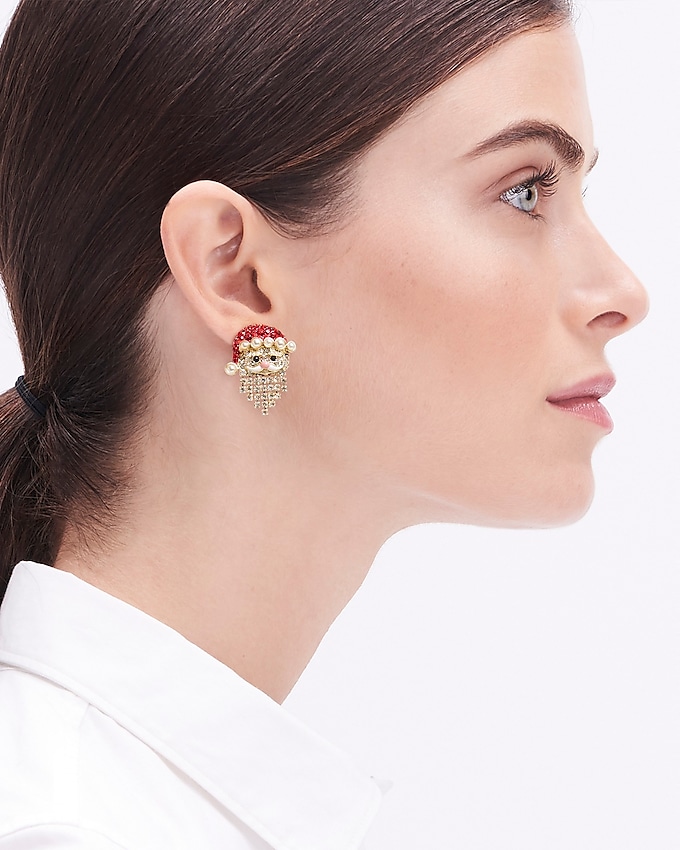 J Crew Santa Earrings: The Perfect Festive Accessory!