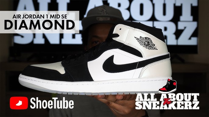 Unboxing the Jordan 1 Mid Diamond: First Look & Review