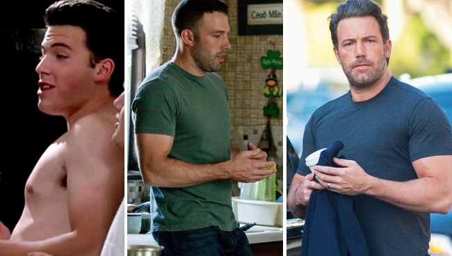 Ben Affleck Shirtless Transformation Over the Years (A Look Back at His Body Evolution)
