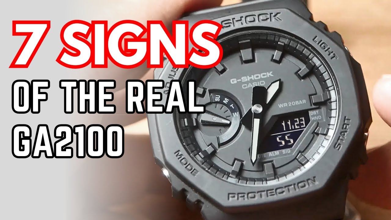 How to Spot a Fake GA2100-1A: A Quick Guide