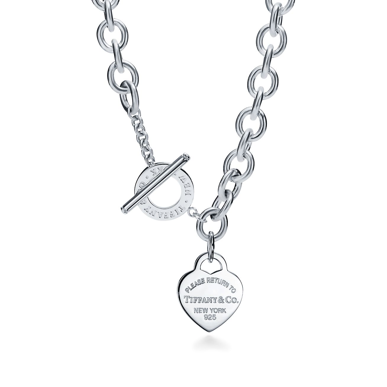 Where to Buy Tiffany Necklace Heart Tag Toggle Online?