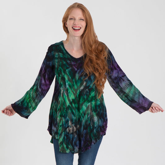 Maga Crystal Long Sleeve Tunic Top (Discover the Amazing Features and Benefits)