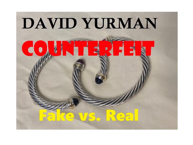 Spotting Real vs. Fake David Yurman Cable Classics