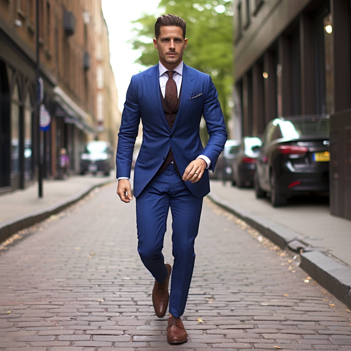 Navy Blue Tuxedo with Brown Shoes: A Modern Style Guide