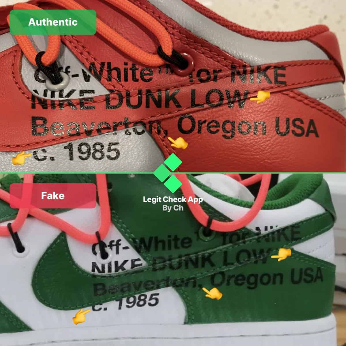 Off White Michigan Dunk: Real vs Fake, How to Spot the Difference?