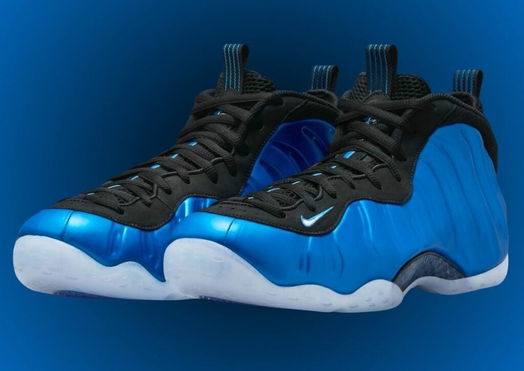 Foamposite blue and white release history, a look back. From the originals to the latest drops.