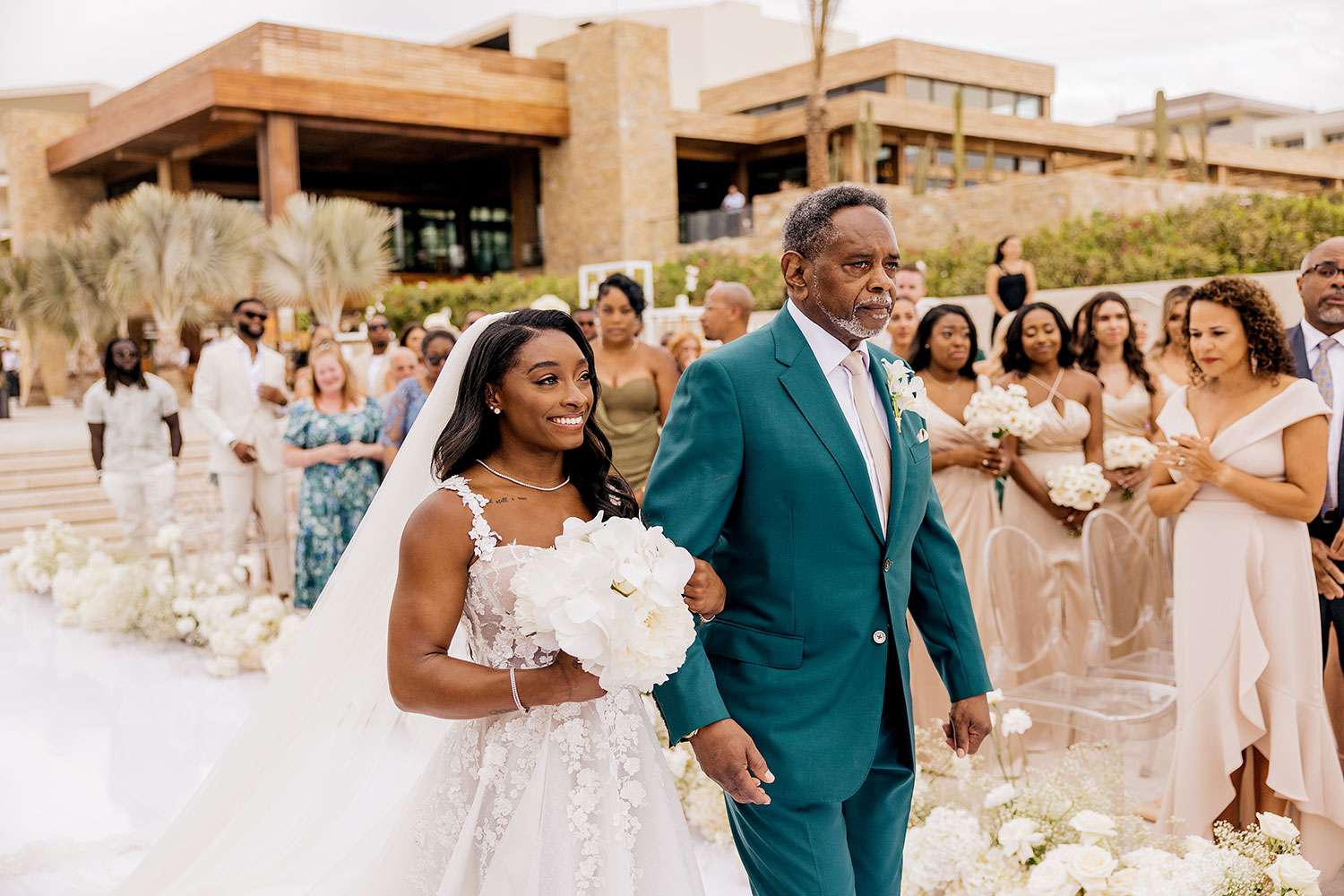 Simon Biles Wedding Dress (A Look at Her Stunning Gown and Bridal Style Choices)