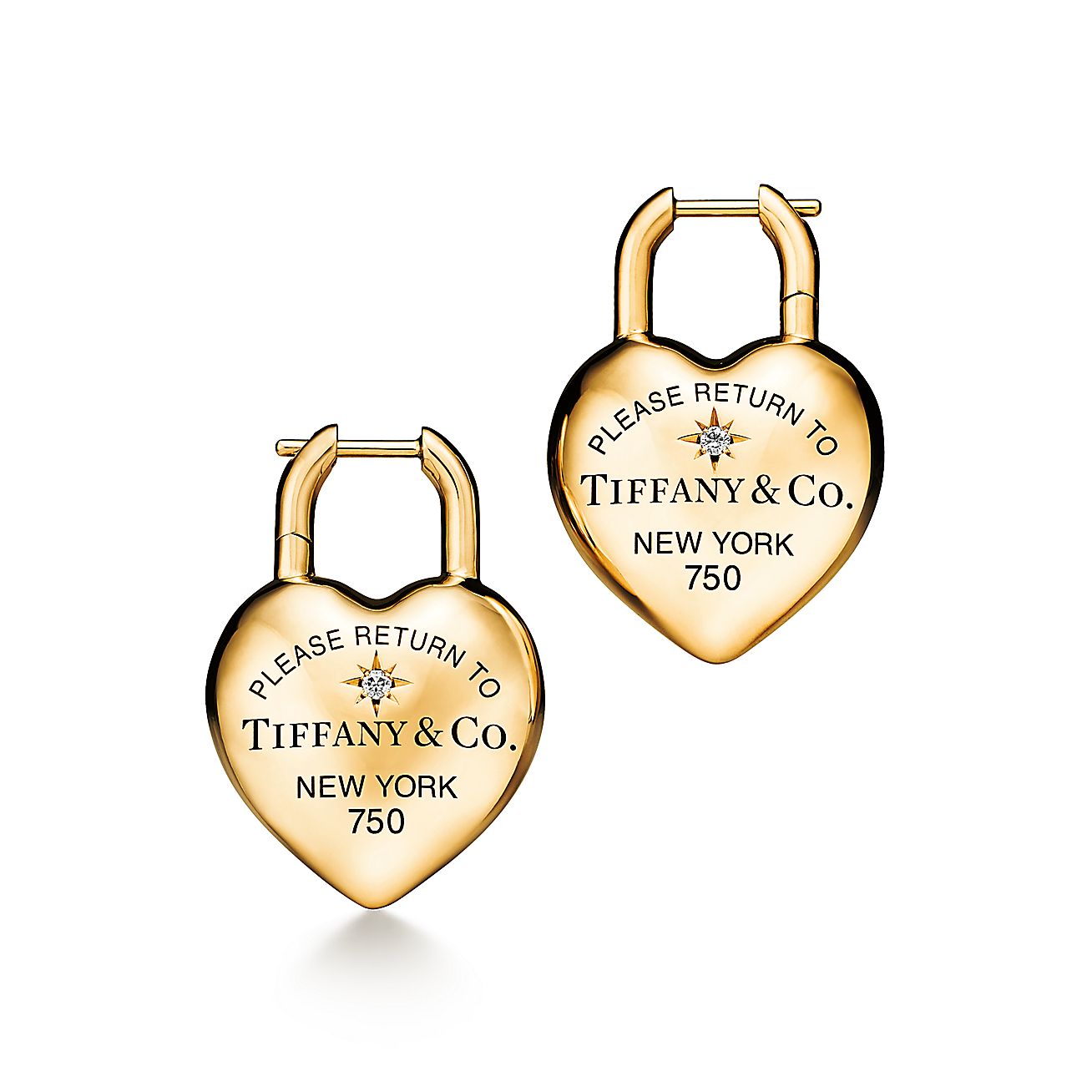 Spoil Her: Tiffany and Co Gold Heart Earrings for Anniversary