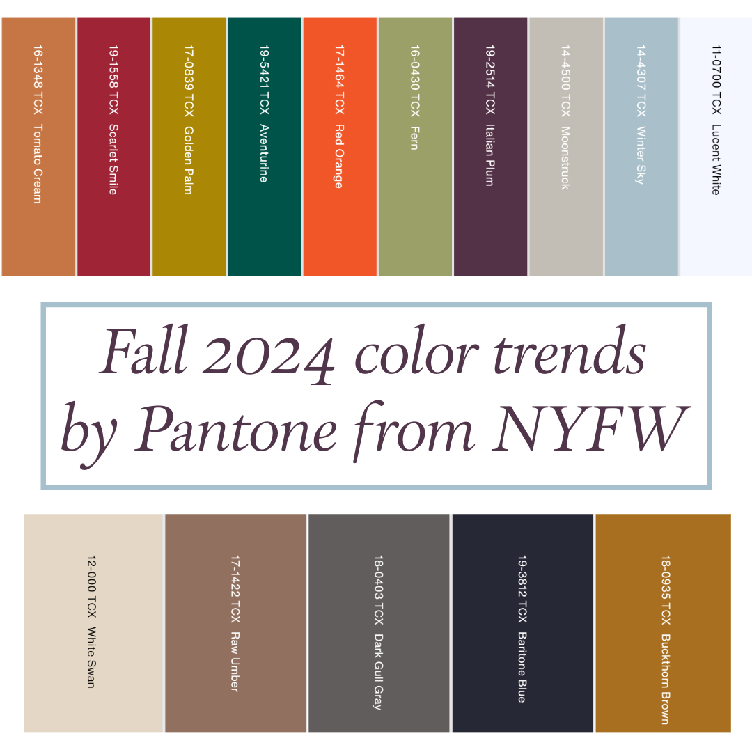 Pantone Colors for Fall 2024: Discover the Must-Have Colors for Your Fashion!