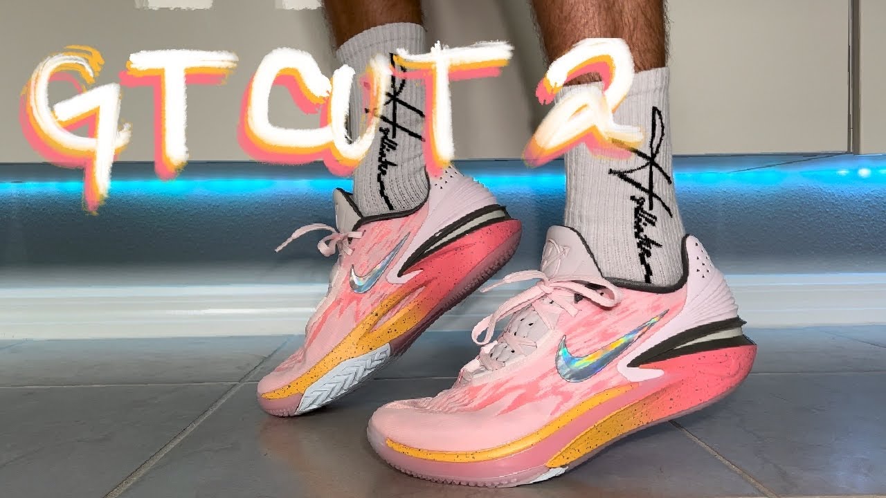 Pink Lemonade GT Cut 2 on Feet: See how they look and feel in action.