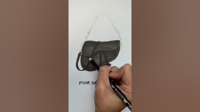 Want a Cool Dior Bag Drawing? Check Out This Easy Tutorial!