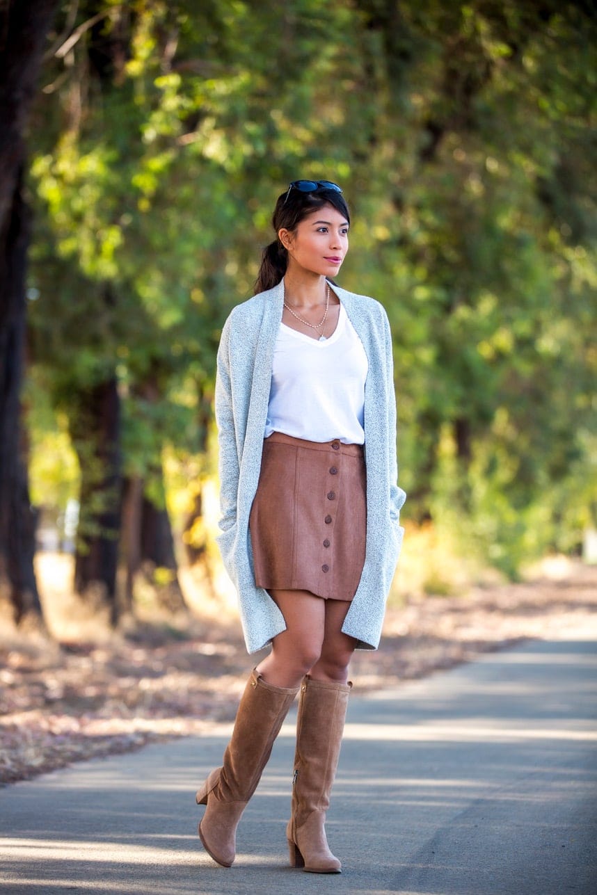 Rocking Outfits With Suede Knee High Boots: Get Inspired With These Simple Yet Stylish Looks