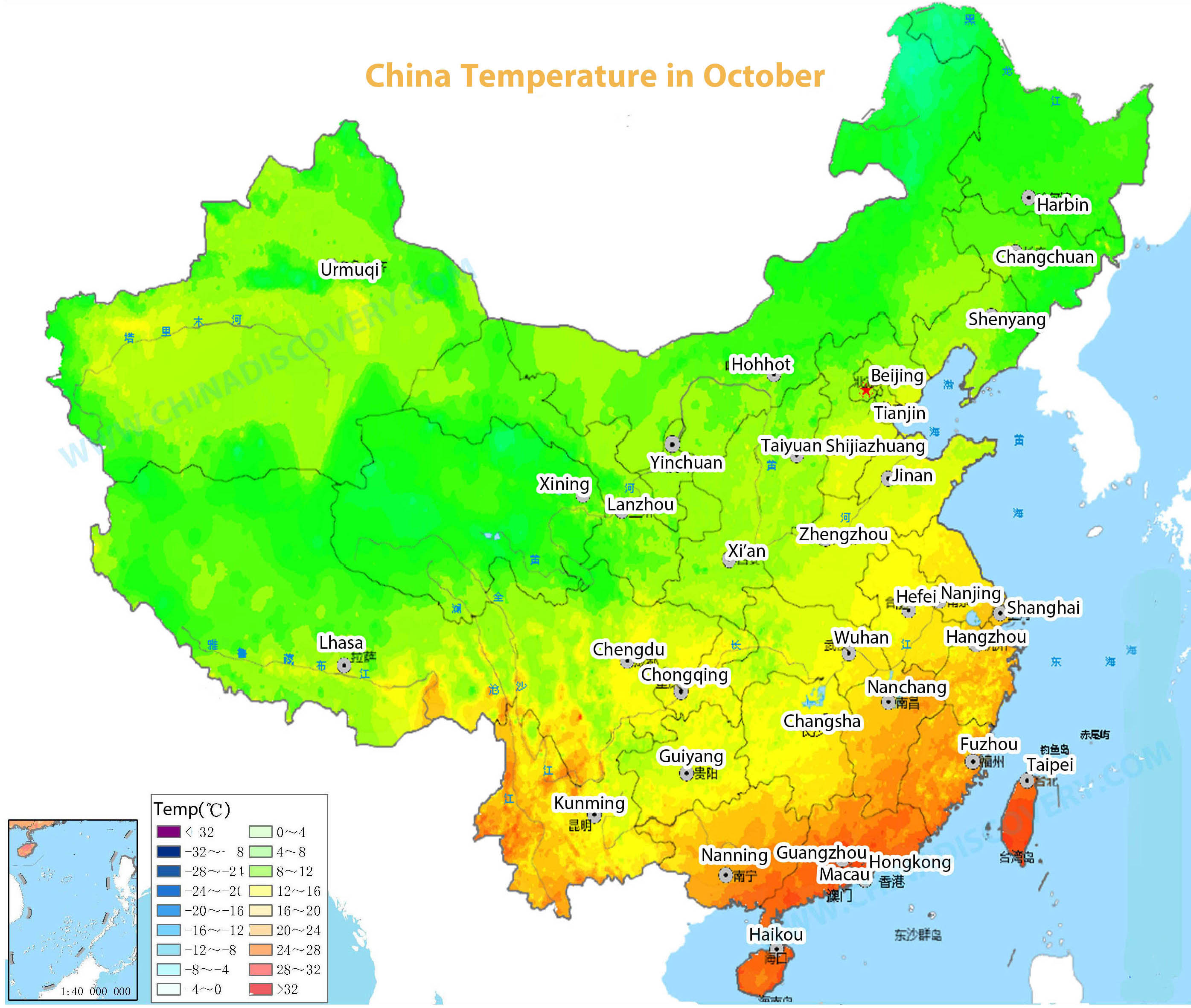 Weather October China: what to expect? Find out if its rainy or sunny this time of year!