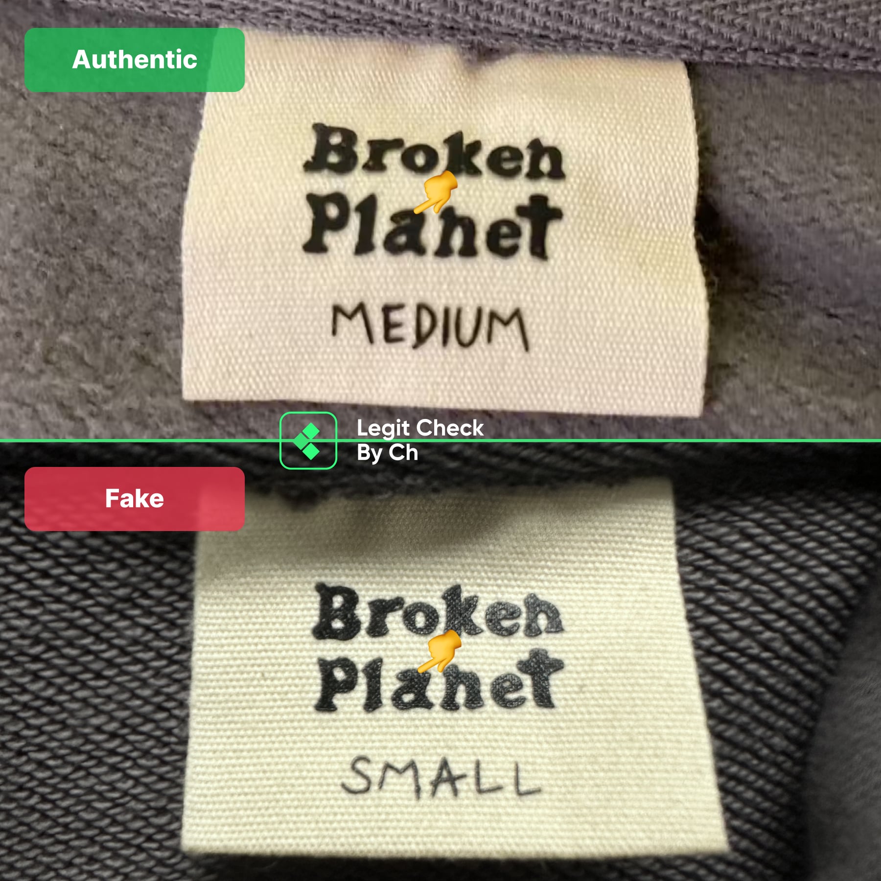 How to spot a fake Broken Planet: a guide to avoid the fakes.