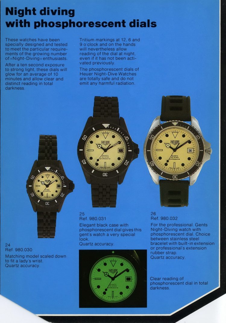 TAG Heuer Night Diver vs. Other Dive Watches: How Does It Stack Up?